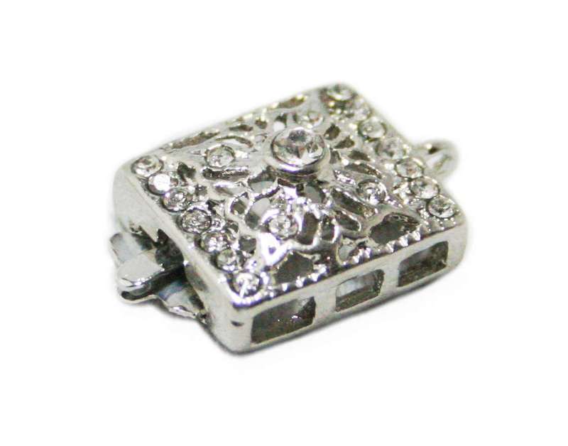 Nickel free box clasp, 23mm