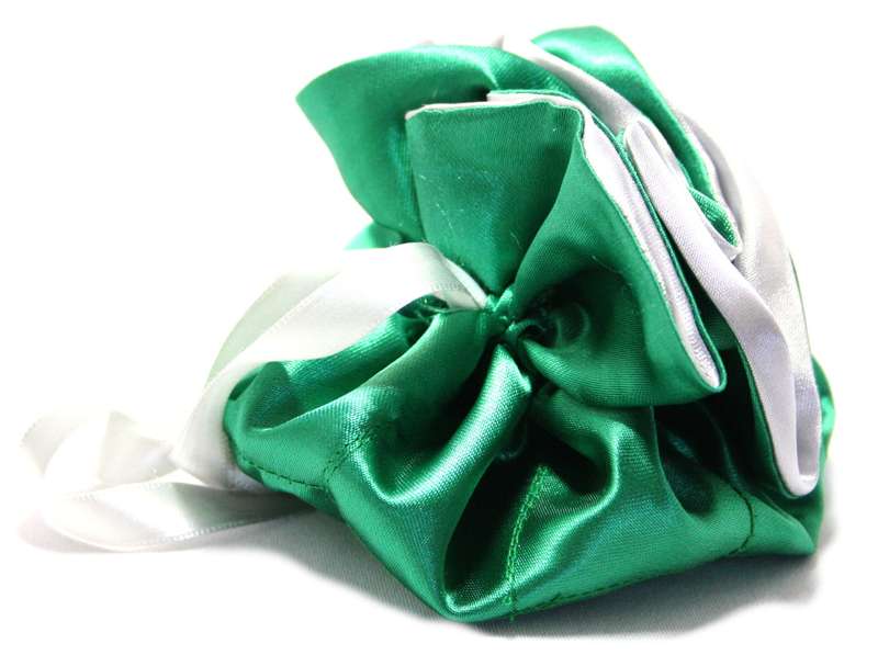 Travel jewellery pouch, peridot