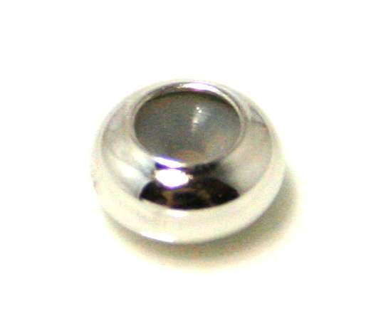 Slider clasp w 2mm hole, stainless steel, 5x10mm