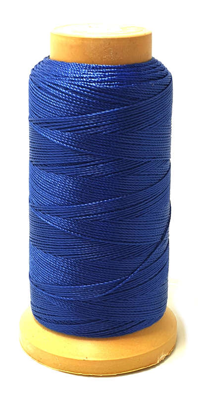 Nylon thread for stringing, size 9, navy, 100m