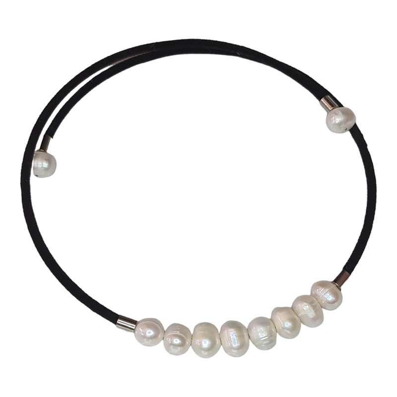 Freshwater Pearl choker necklace, adjustable