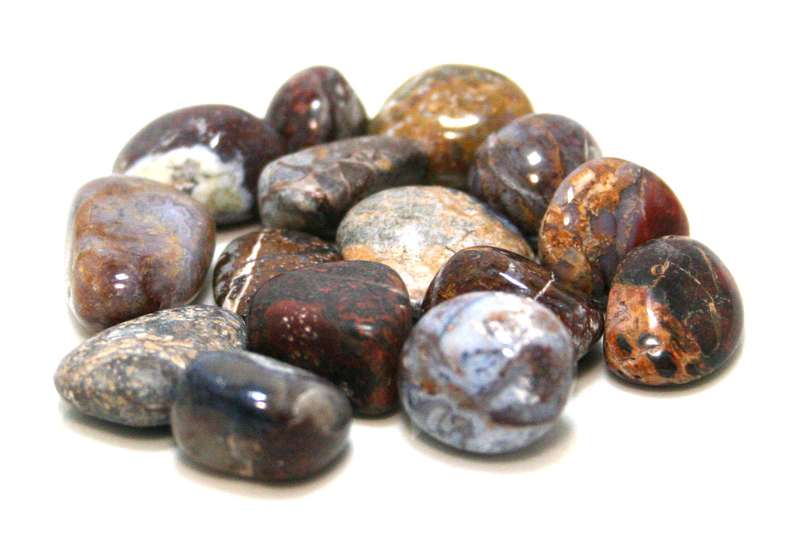 Brown Agate tumble, 10-20mm