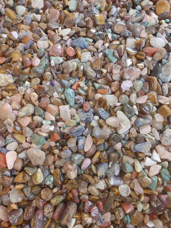 Assorted mini tumbles, 8-15mm, 1kg