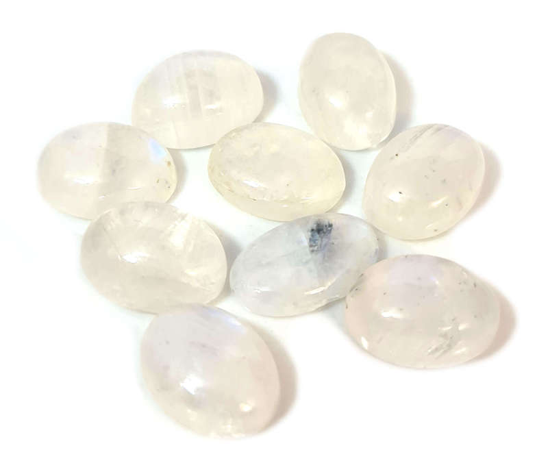 Rainbow Moonstone Cabochon, oval, 10-11 x 14-16mm