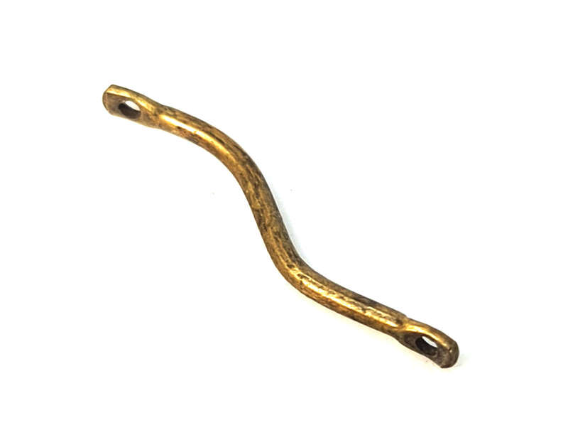 20 x Curved spacer, bronze, 20mm