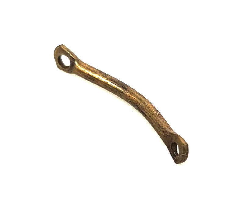 25 x Banana spacer, bronze, 15mm