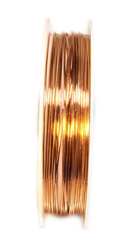 Beading wire spindle, copper, 0.5mm