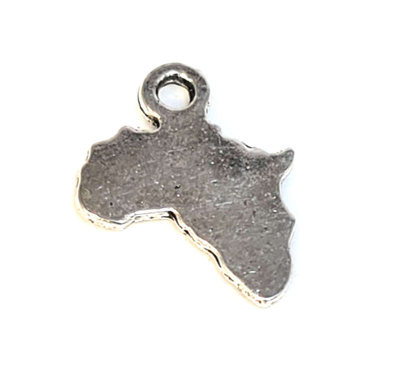 6x Africa charm, nickel free, 13mm