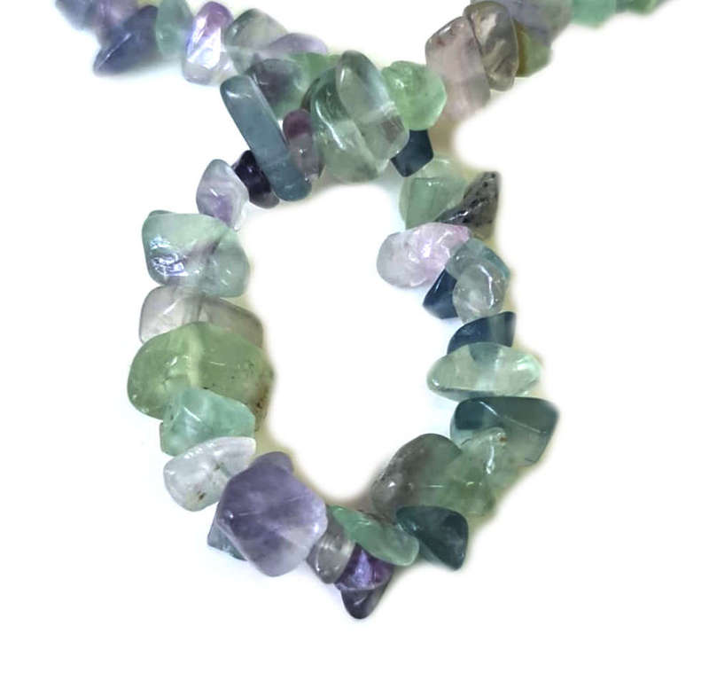 Fluorite Chip string, 80cm