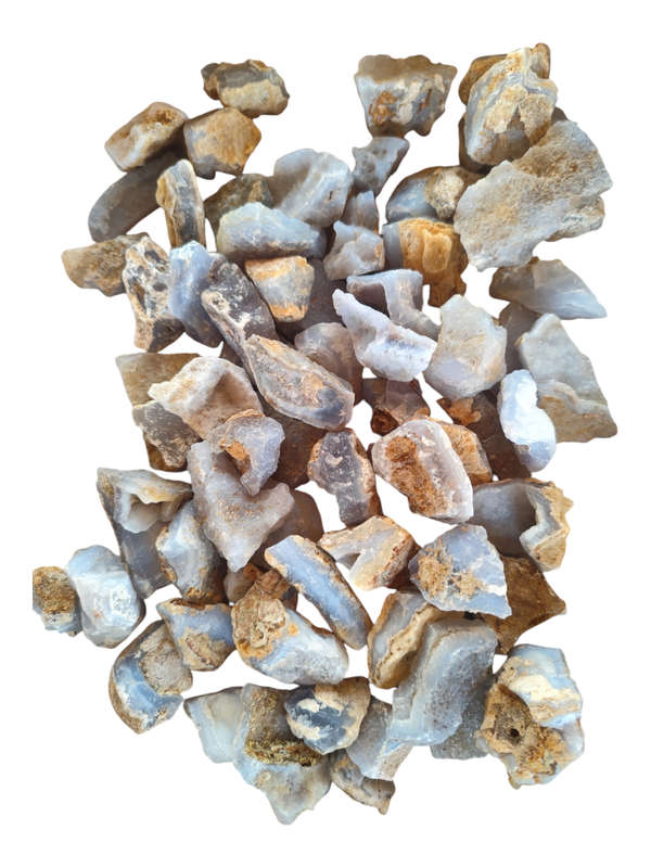 Blue Lace Agate from Malawi, 2 to 5cm