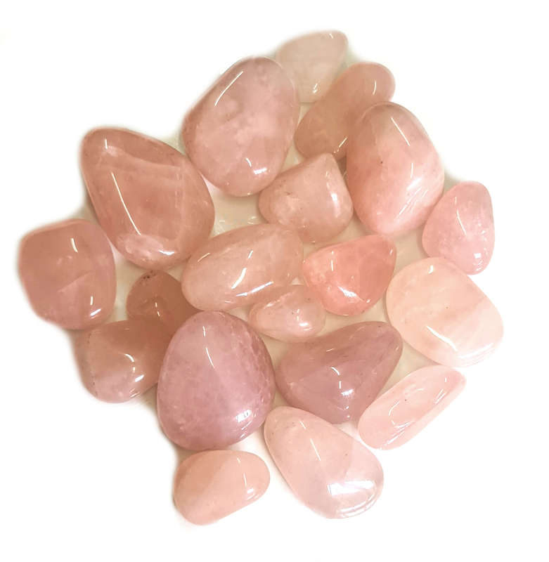 Rose Quartz tumbles, 2-5cm