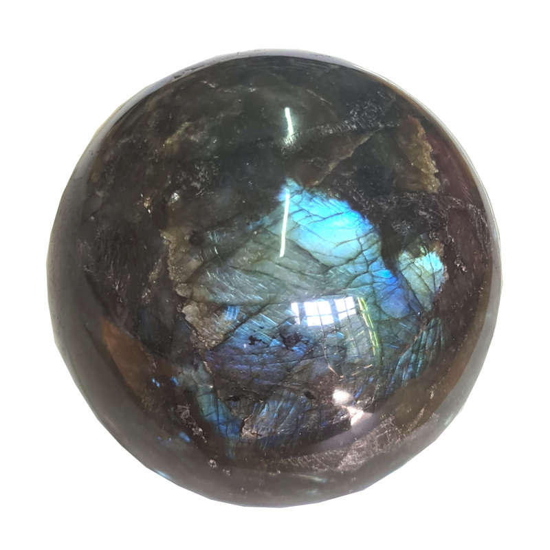 Labradorite Spheres, 90mm