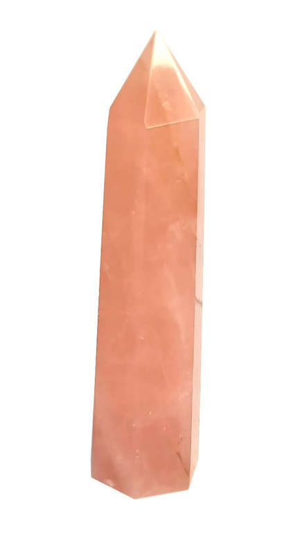 Rose Quartz point, 7-10cm high