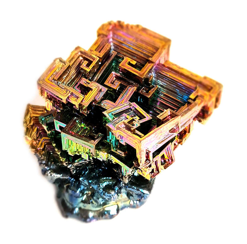 Rainbow Bismuth, 80x70x60mm