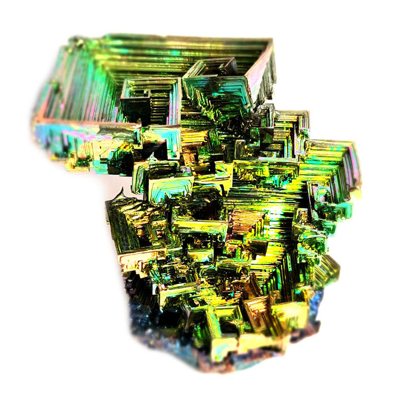 Rainbow Bismuth, 80x90x80mm