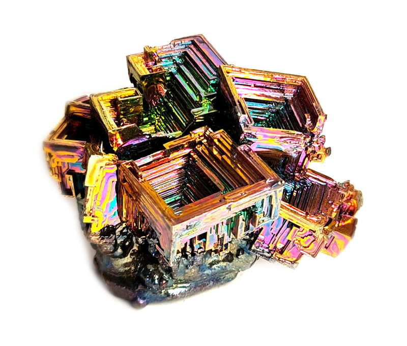 Rainbow Bismuth, 80x90x90mm