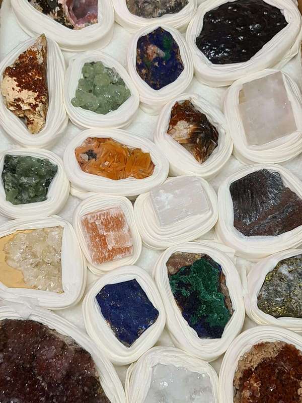 Assorted minerals, Morocco