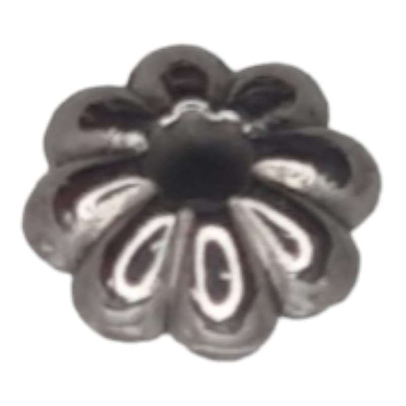 Daisy bead in stainless steel, 3x6mm