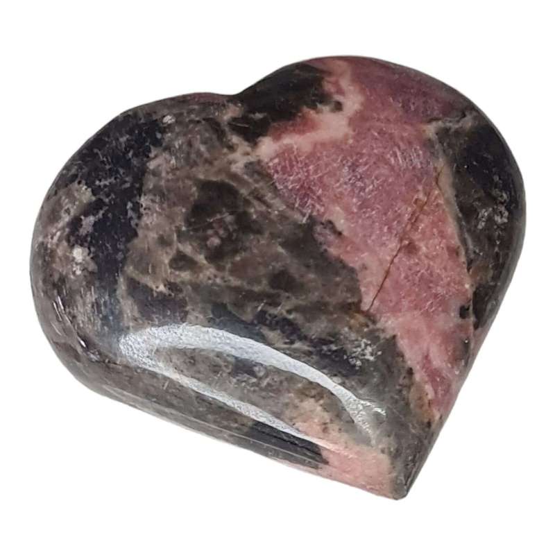 Rhodonite heart, 5-6cm