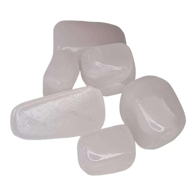 Pink Calcite square tumble, 2-4cm