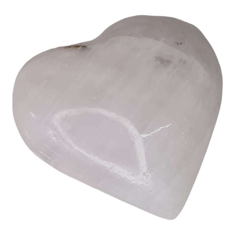 Pink Calcite heart, 40-45mm