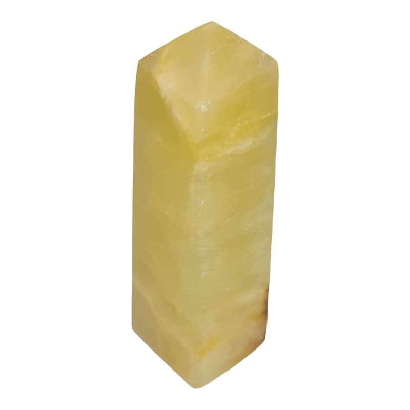 Lemon Calcite tower, 11-14cm