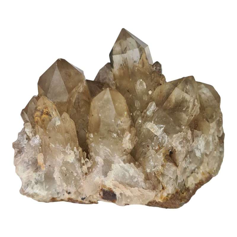 Natural Smoky Quartz cluster, Congo, 120x130x80mm