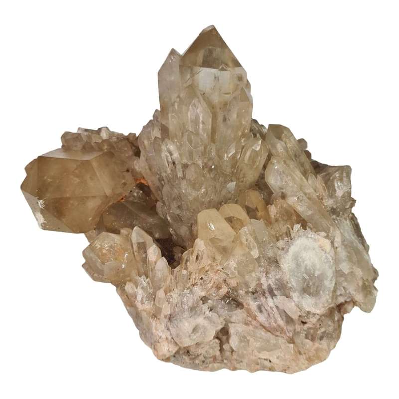 Natural Smoky Quartz cluster, Congo, 120x130x90mm