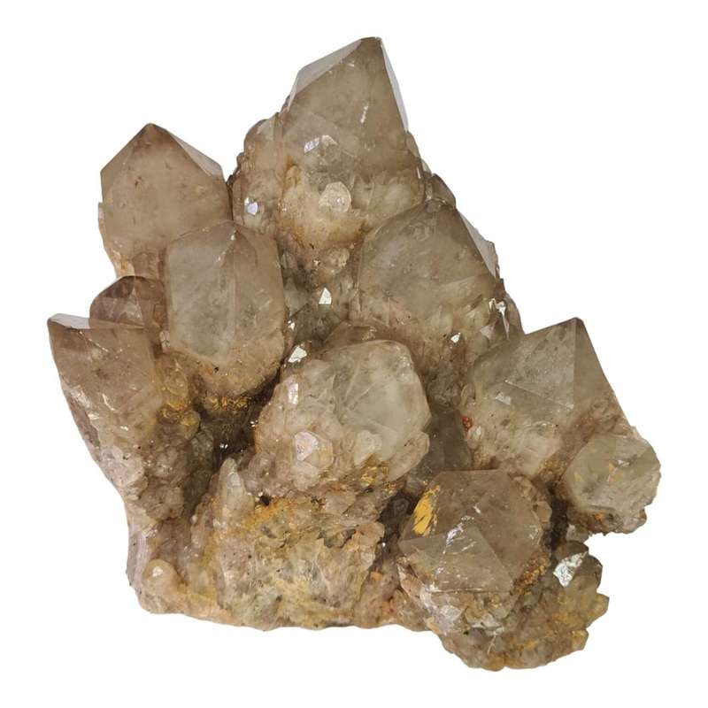 Natural Smoky Quartz cluster, Congo, 150x140x90mm
