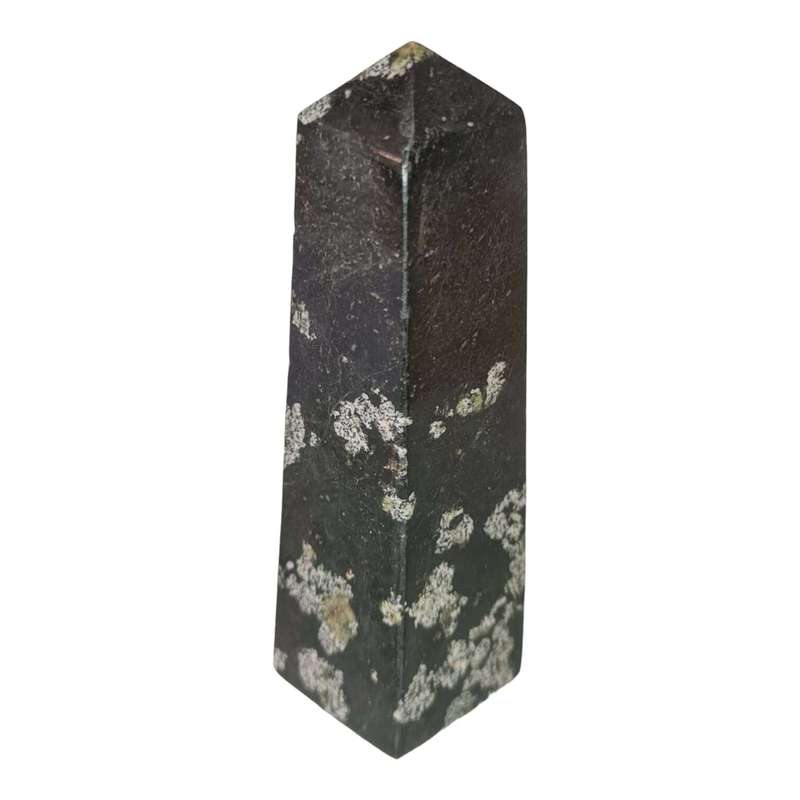 Pink Snowflake Obsidian tower, 125mm