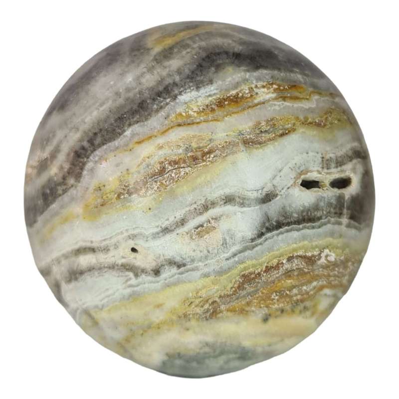 Bumblebee Calcite sphere, 68mm