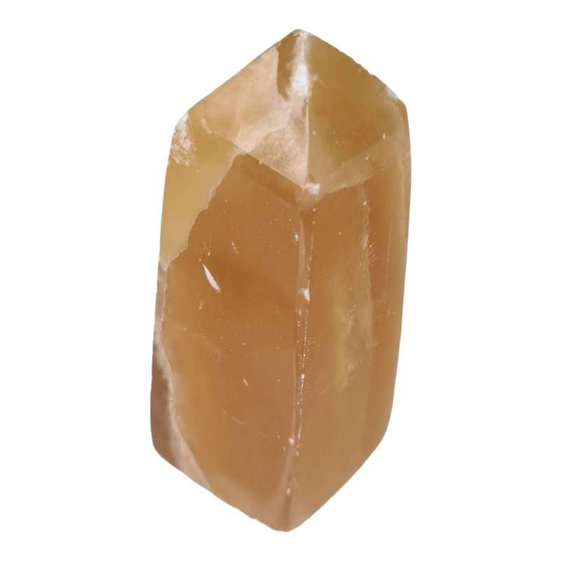 Honey Calcite tower, 70mm