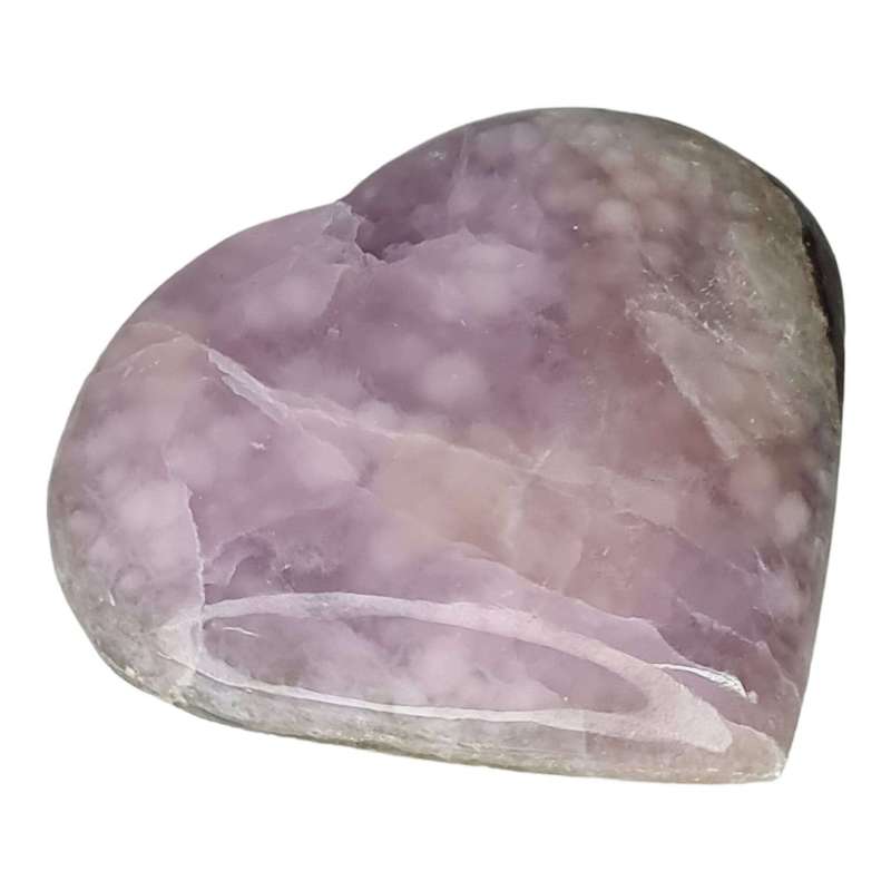 Pink Aragonite heart, 55-60mm