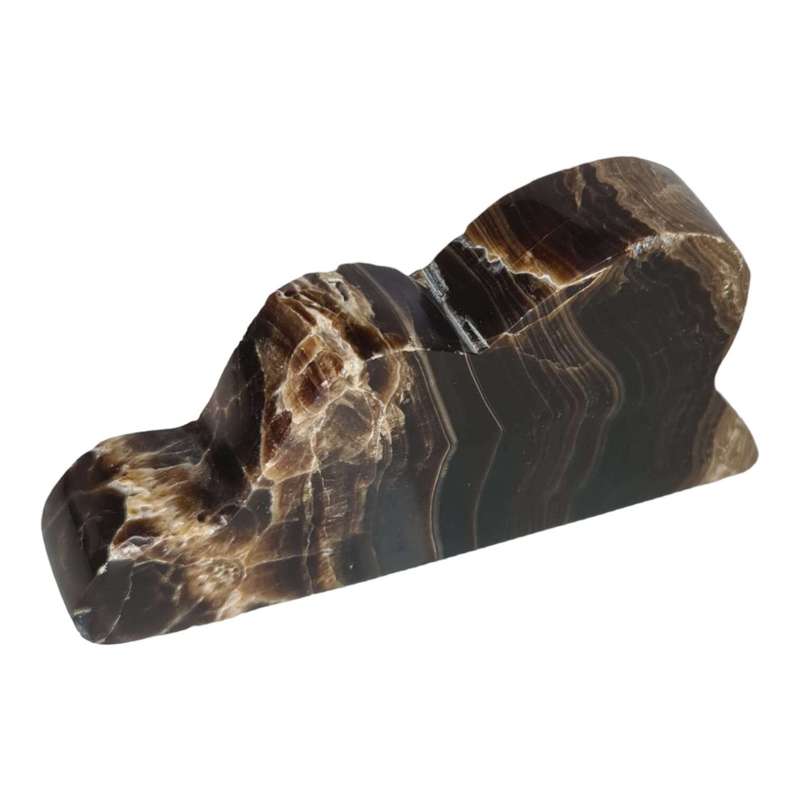Chocolate Calcite cloud, 45x90mm