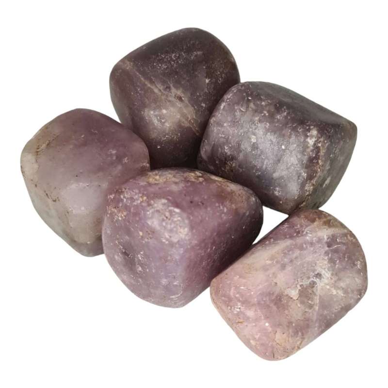 Lepidolite square tumble, 20-30mm
