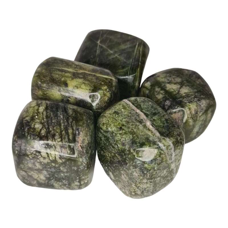 Nephrite square tumble, 20-30mm
