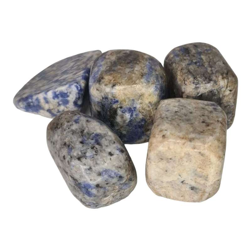 Sodalite square tumble, 20-30mm