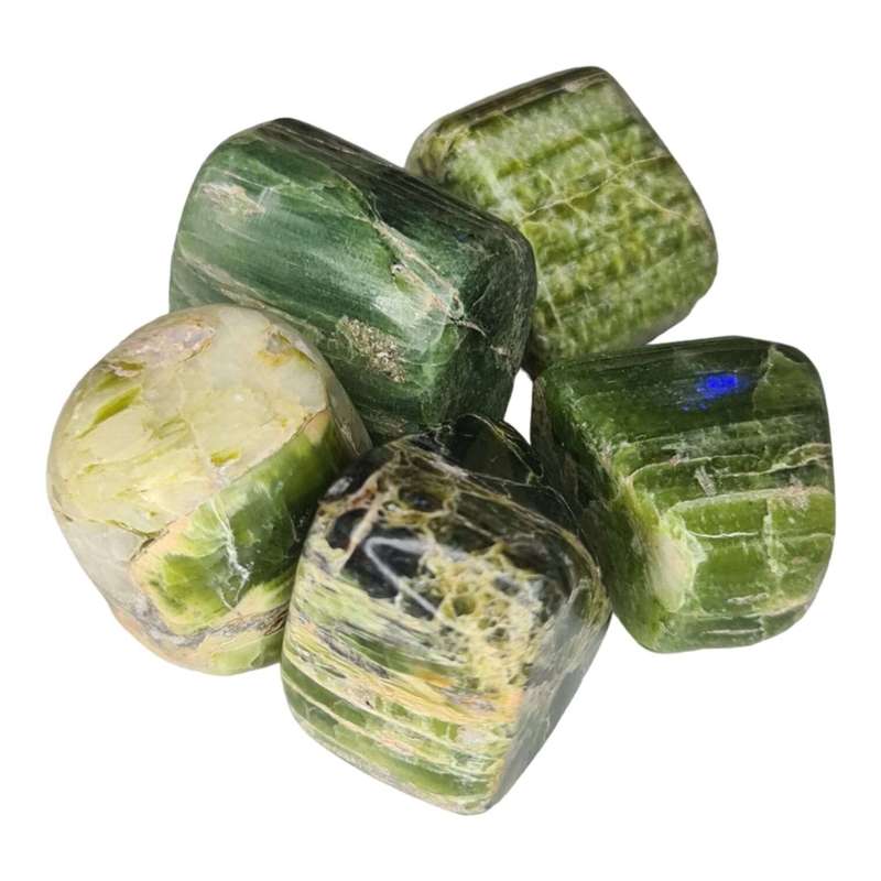 Tremolite square tumble, 20-30mm
