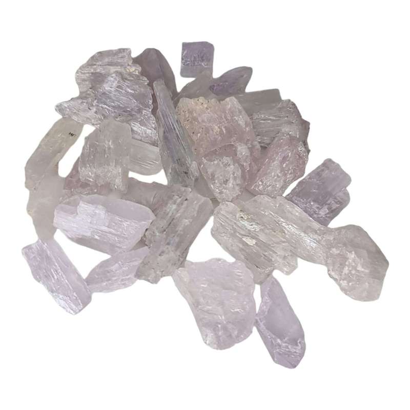 Rough Kunzite crystals, 10-20mm