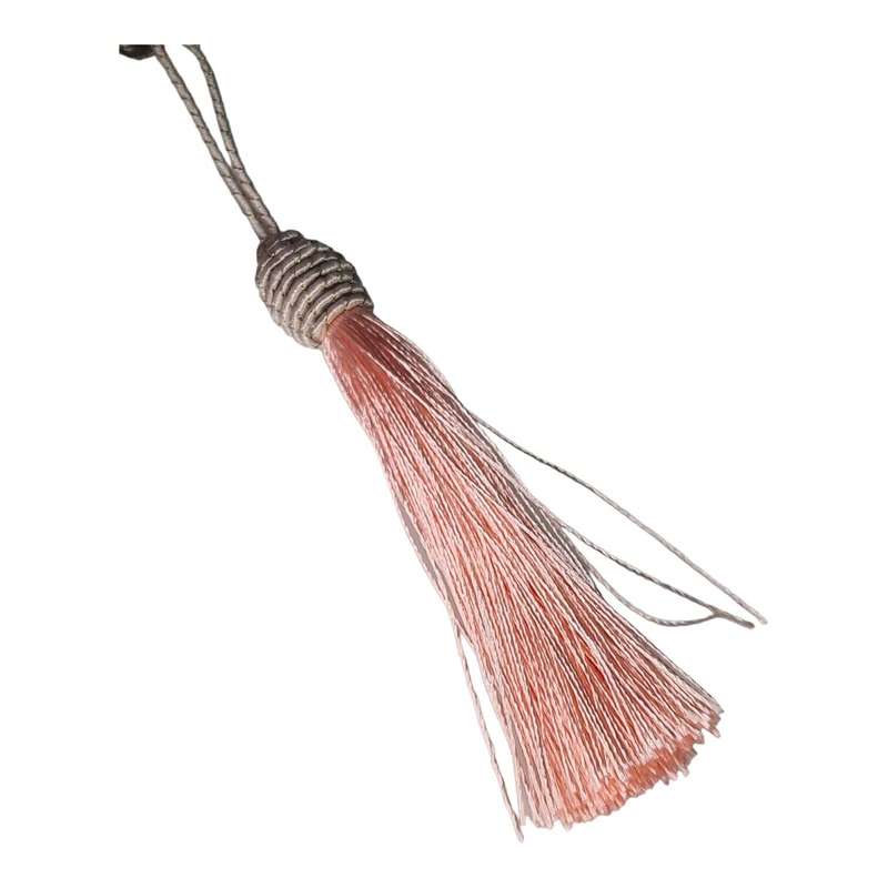 Nylon tassel, salmon, 10cm