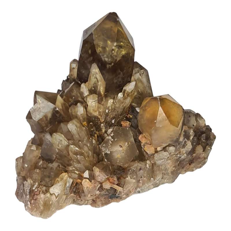 Natural Citrine cluster, Zambia, 9x10x8cm