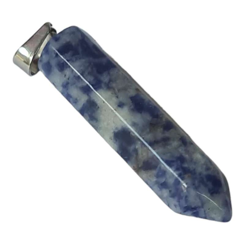 Sodalite point pendant, 38mm incl. bail