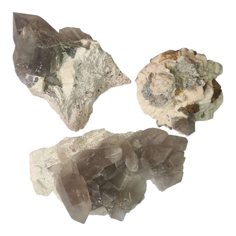 Smoky Quartz Cluster, Zomba Malawi, 5-12cm