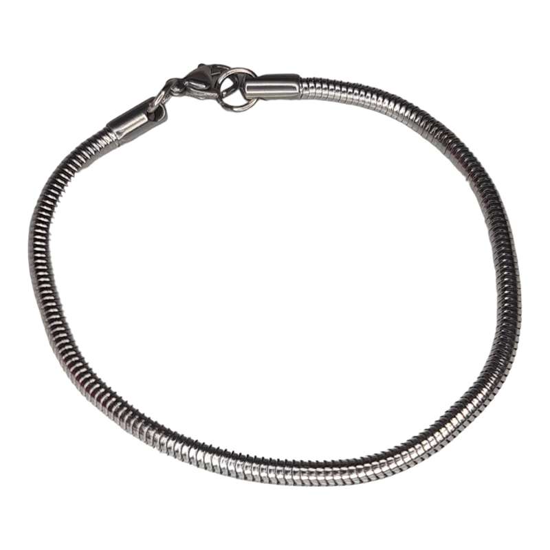 Stainless steel bracelet w lobster clasp