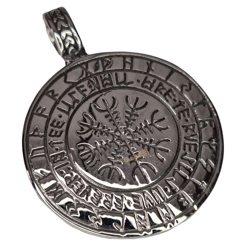 Stainless Steel tree of life pendant, 54mm