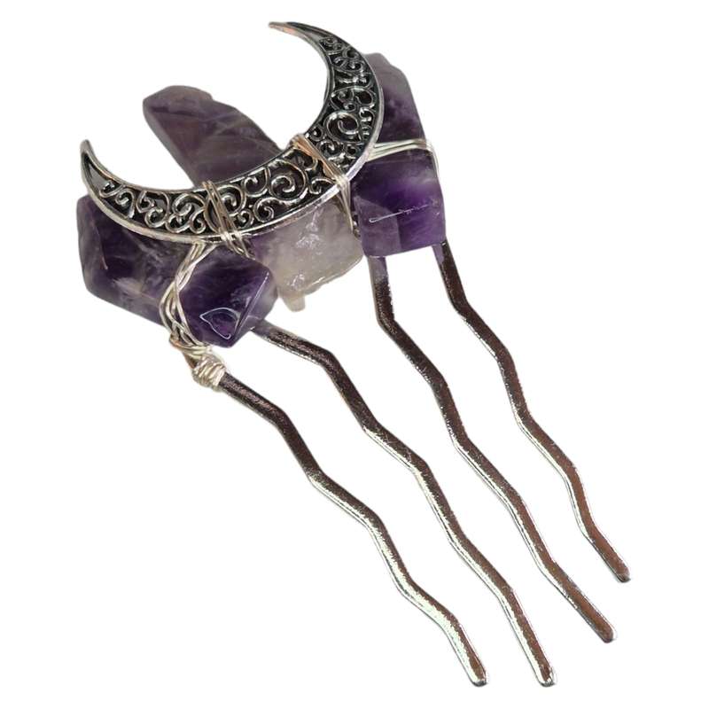 Amethyst crown / comb