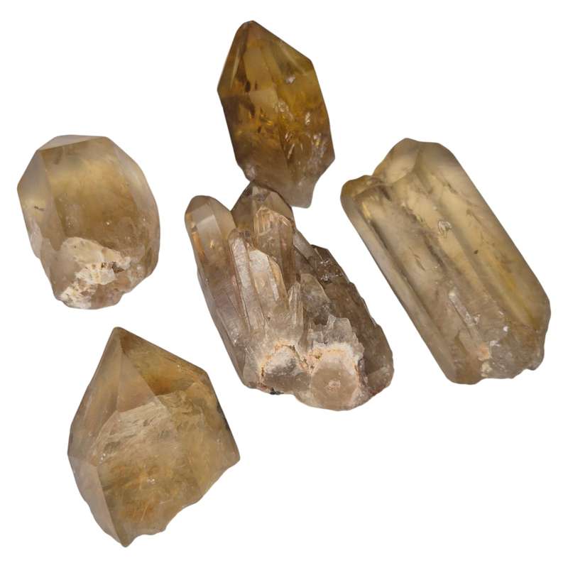 Natural Citrine points, Congo, 30-55mm