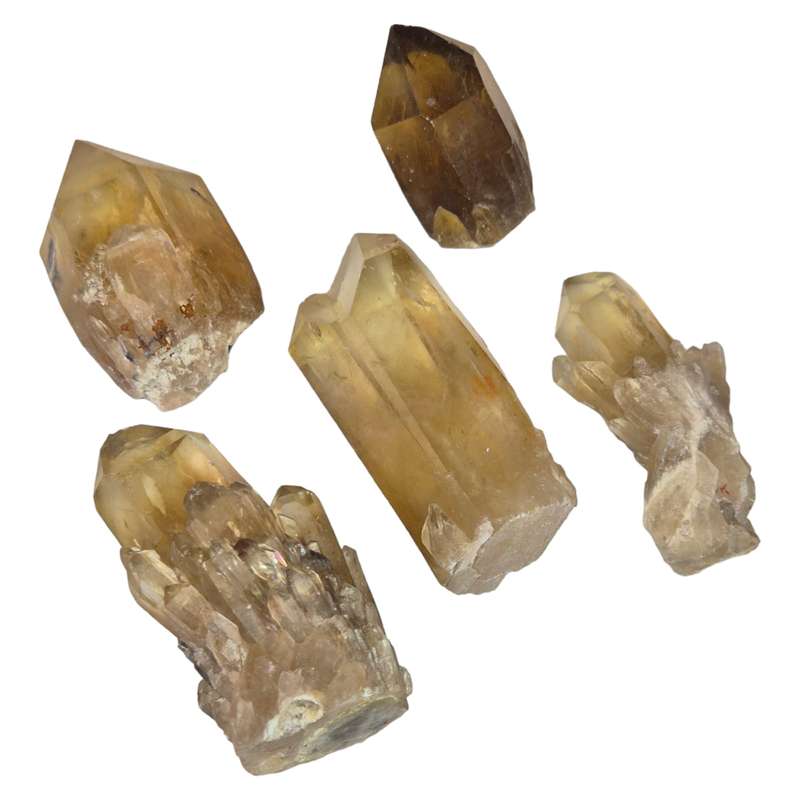 Natural Citrine points, Congo, 45-75mm