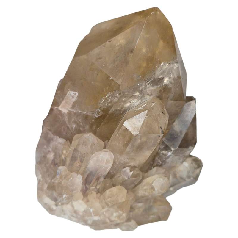 Citrine point cluster, Congo, 100mm