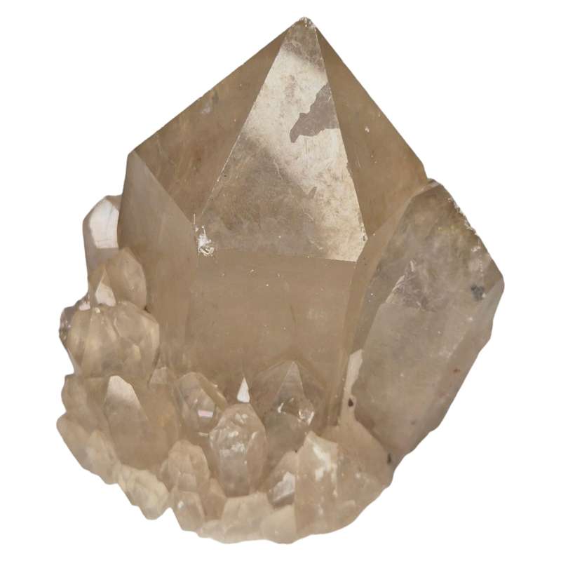 Citrine point cluster, Congo, 80mm